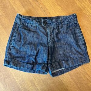 GAP - Denim Cuffed Shorts, Size 2